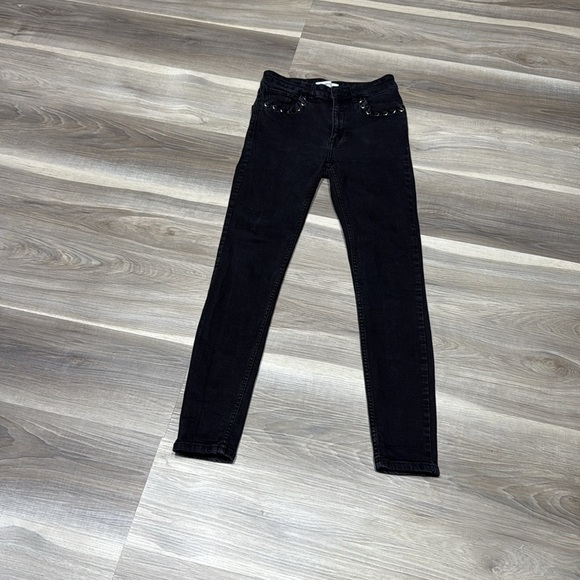 Mango Black Skinny Jeans size 4 - Picture 2 of 8